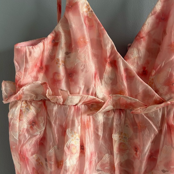 Lulus Pink Floral Dress - Picture 4 of 5